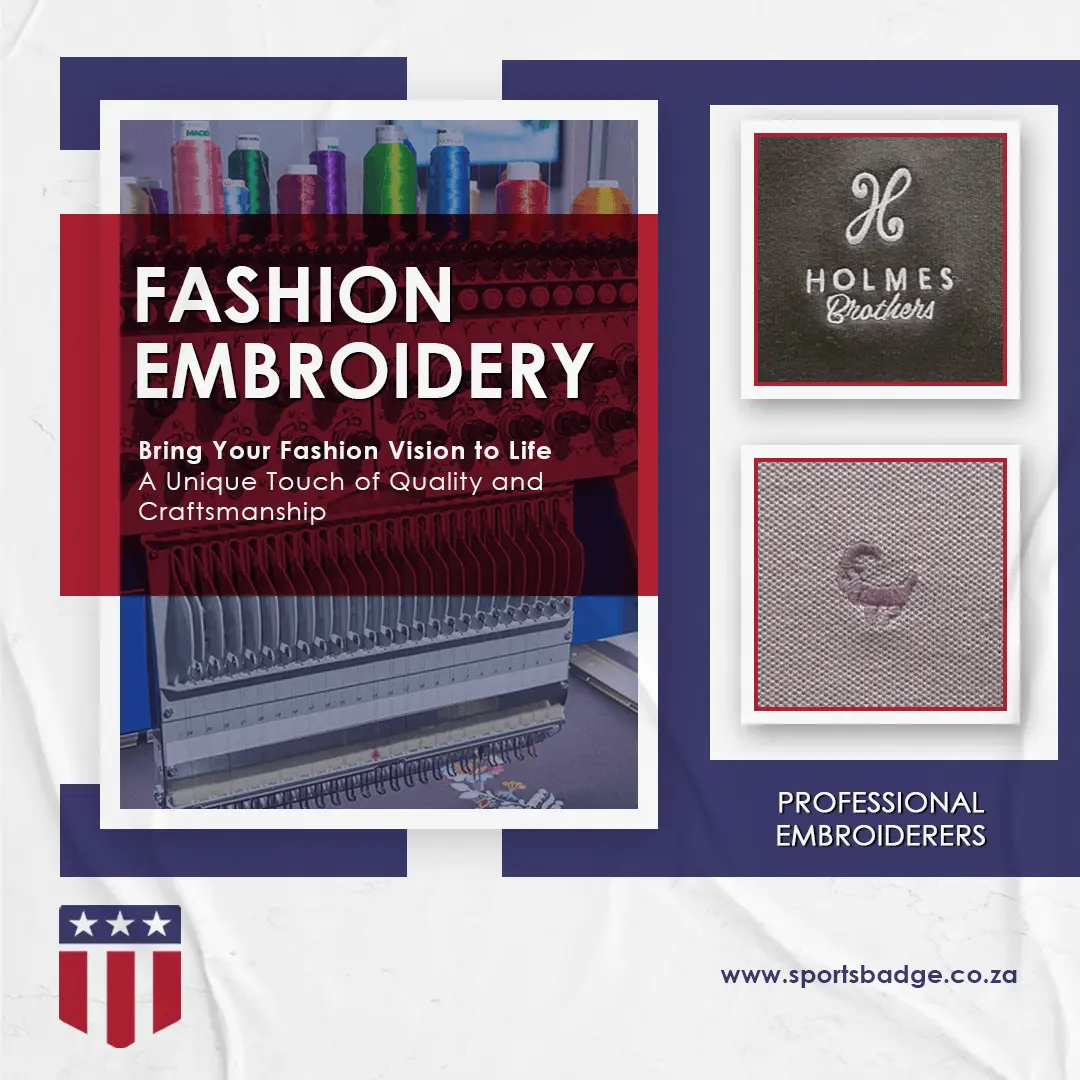 Fashion Embroidery in South Africa